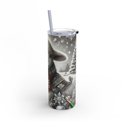 Festive Lamb Holiday Tumbler - 20oz Winter Magic