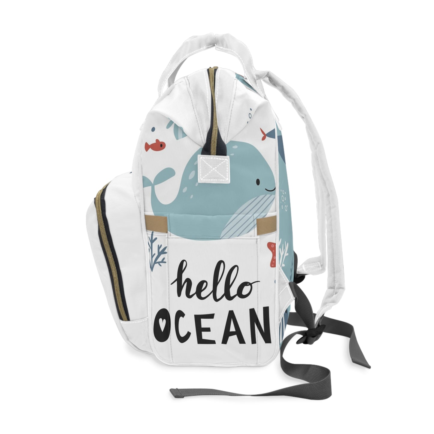 Ocean Friends Diaper Backpack - Baby Whale Adventure