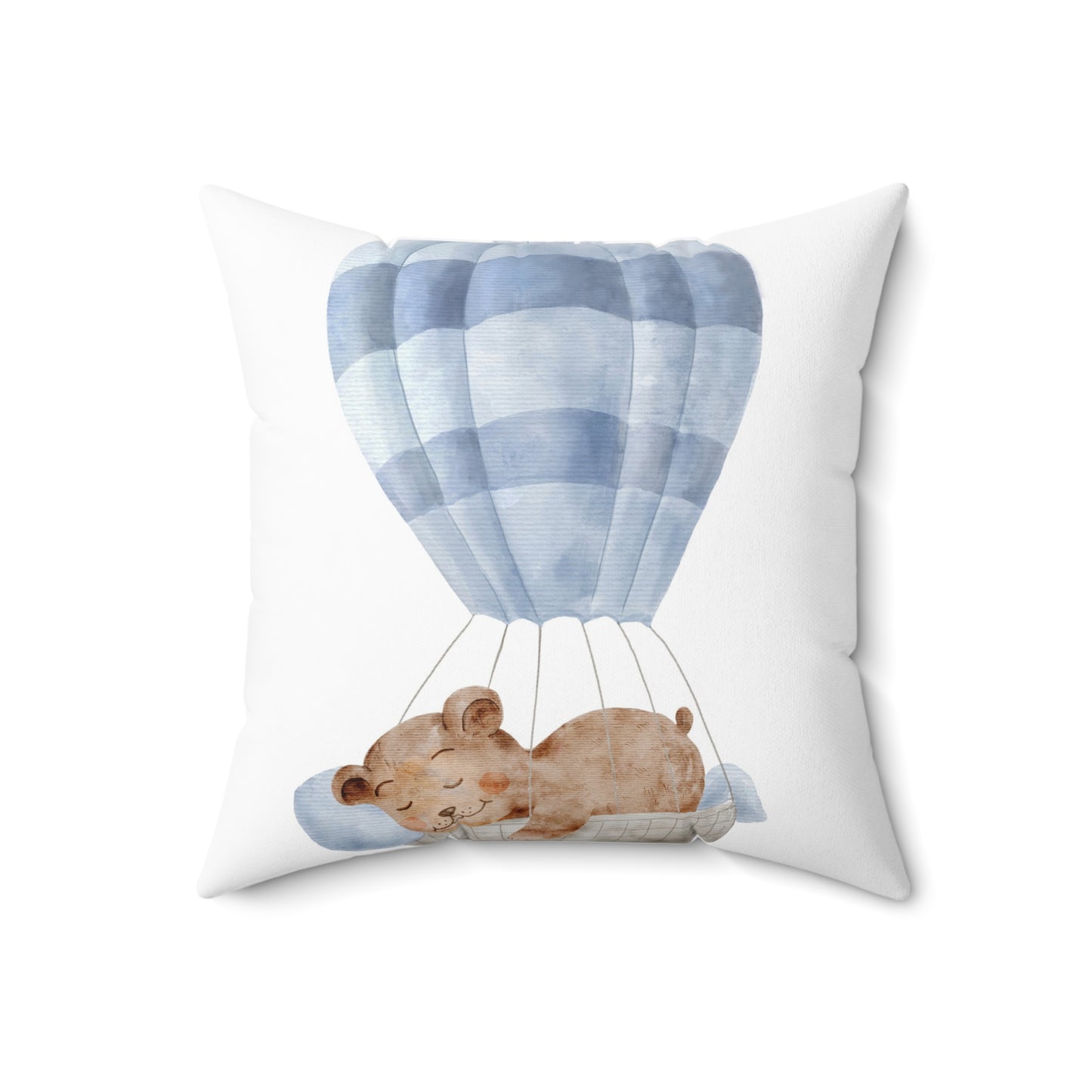 Dreamy Bear Balloon Pillow - Whimsical Nursery Decor