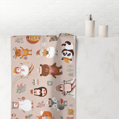 Winter Wonderland Animal Towel