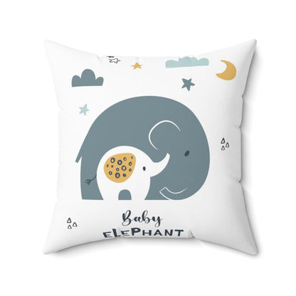 Baby Elephant Pillow - Adorable Nursery Decor