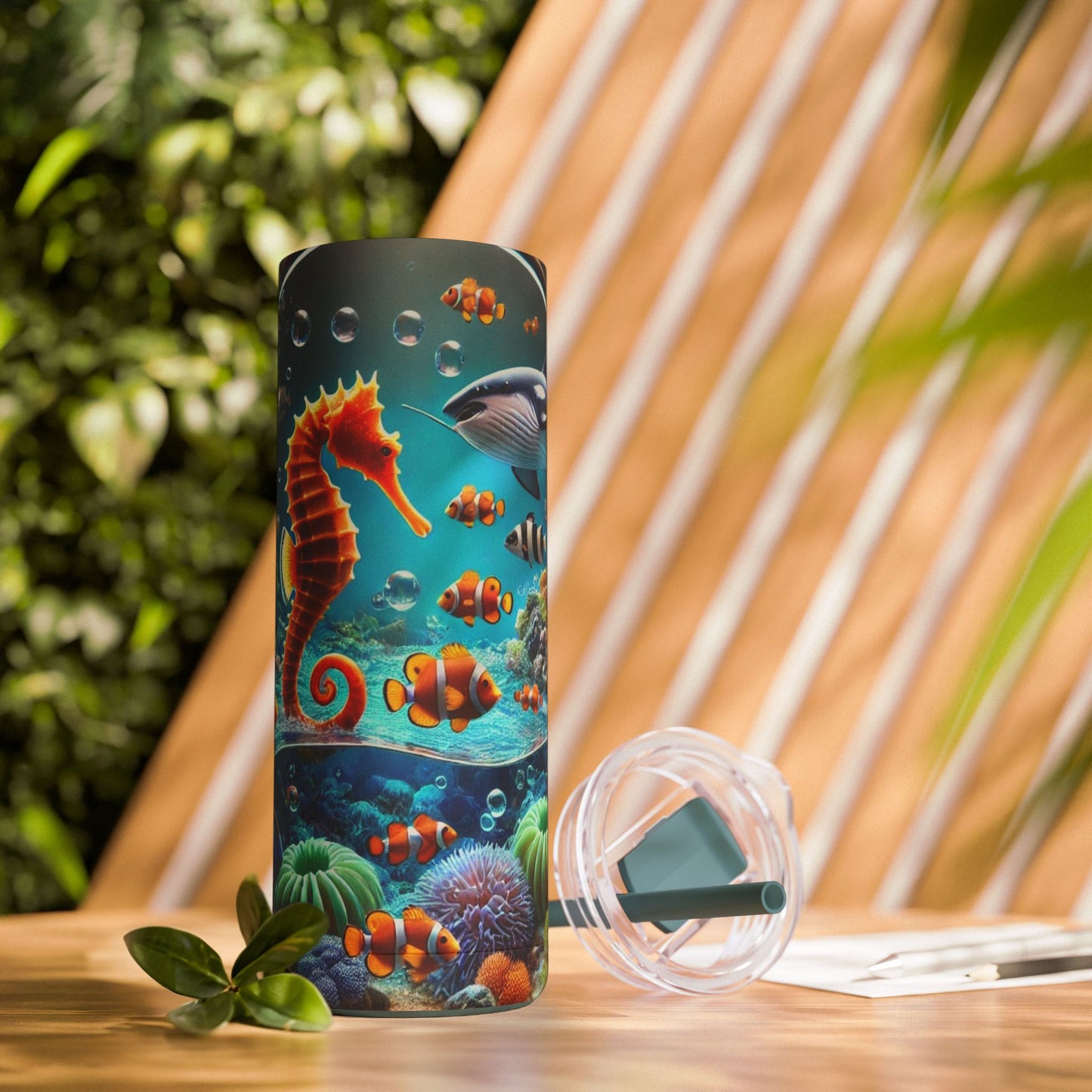 Seahorse Serenity Tumbler - 20oz Ocean Dreams