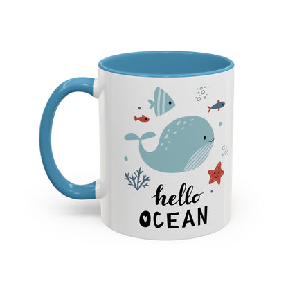 Hello Ocean  Coffee Mug (11, 15oz)