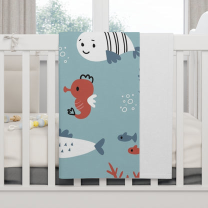 Under the Sea Adventure Baby Blanket