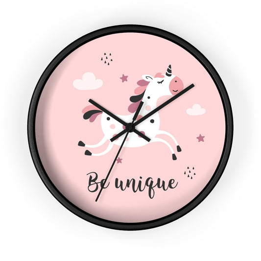 Be Unique Unicorn Wall Clock - Magical Timekeeper for Dreamers