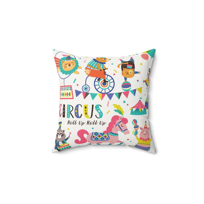 Circus Fun Pillow - Colorful Kids Room Decor