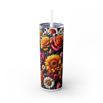 Skinny Tumbler with Straw, 20oz