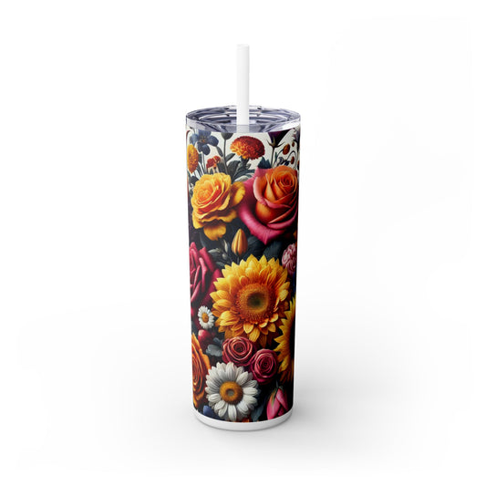 Skinny Tumbler with Straw, 20oz