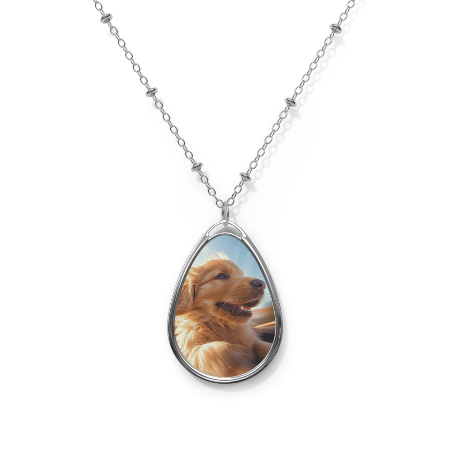 Freedom of the Wind - Cheerful Dog Necklace