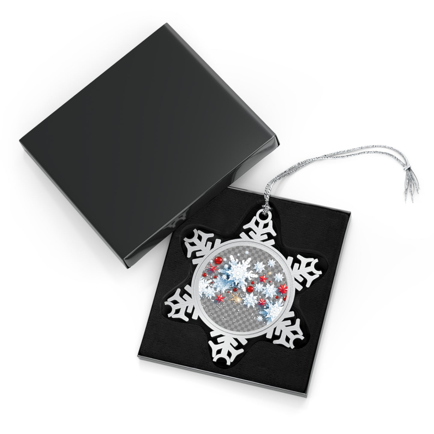 Pewter Snowflake Ornament