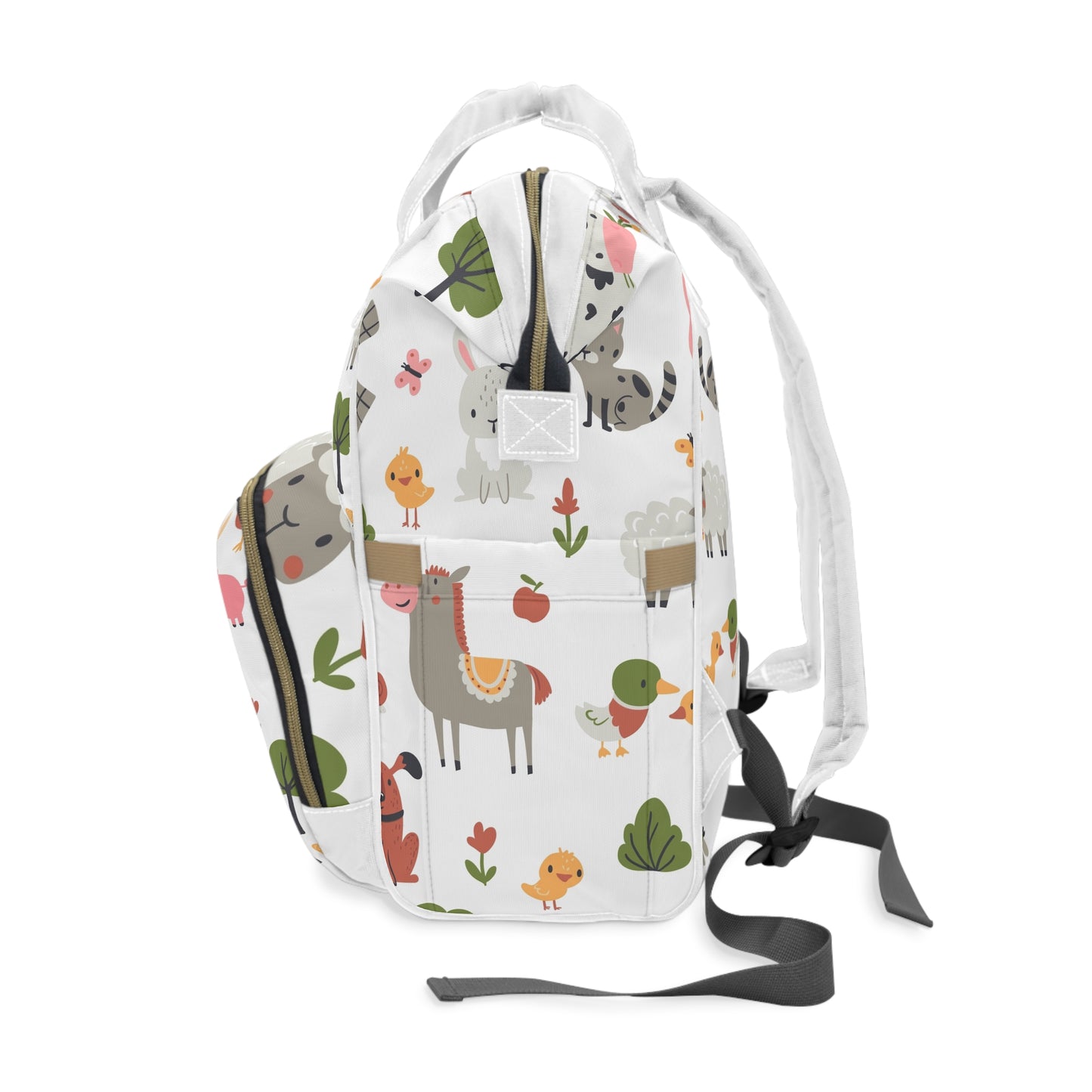 Happy Farm Friends Multifunctional Diaper Backpack