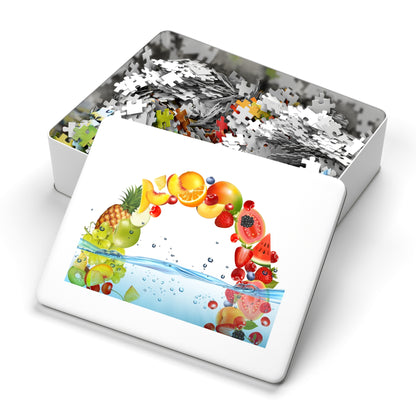 Jigsaw Puzzle with Tin