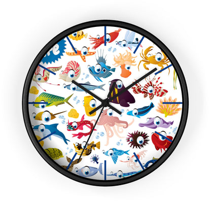 Undersea Smiles Wall Clock