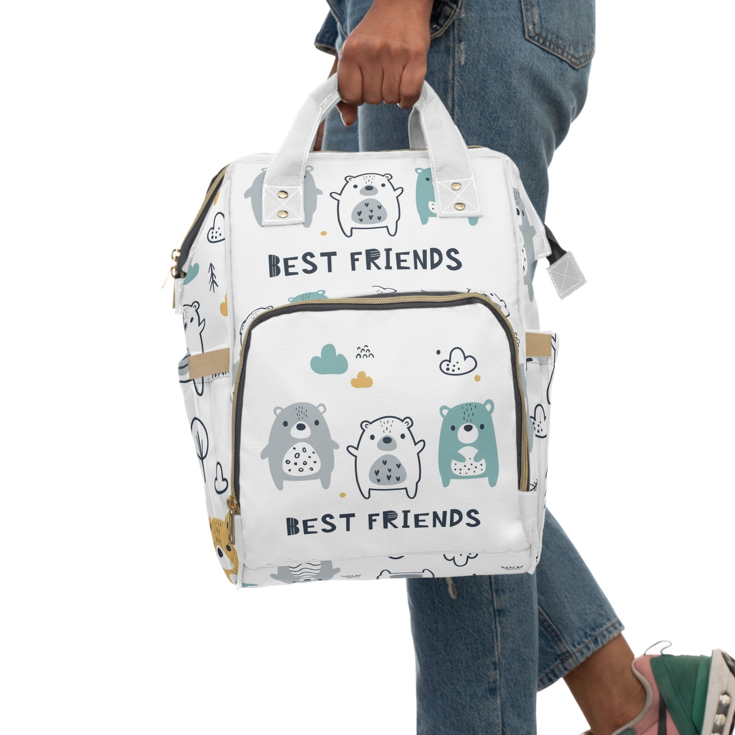 Best Friends Bear Multifunctional Diaper Backpack