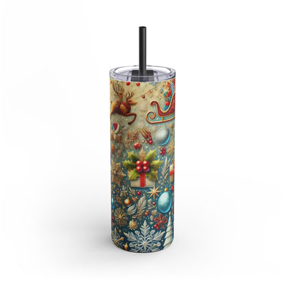 Magic Christmas Maars Maker Skinny Matte Tumbler, 20oz