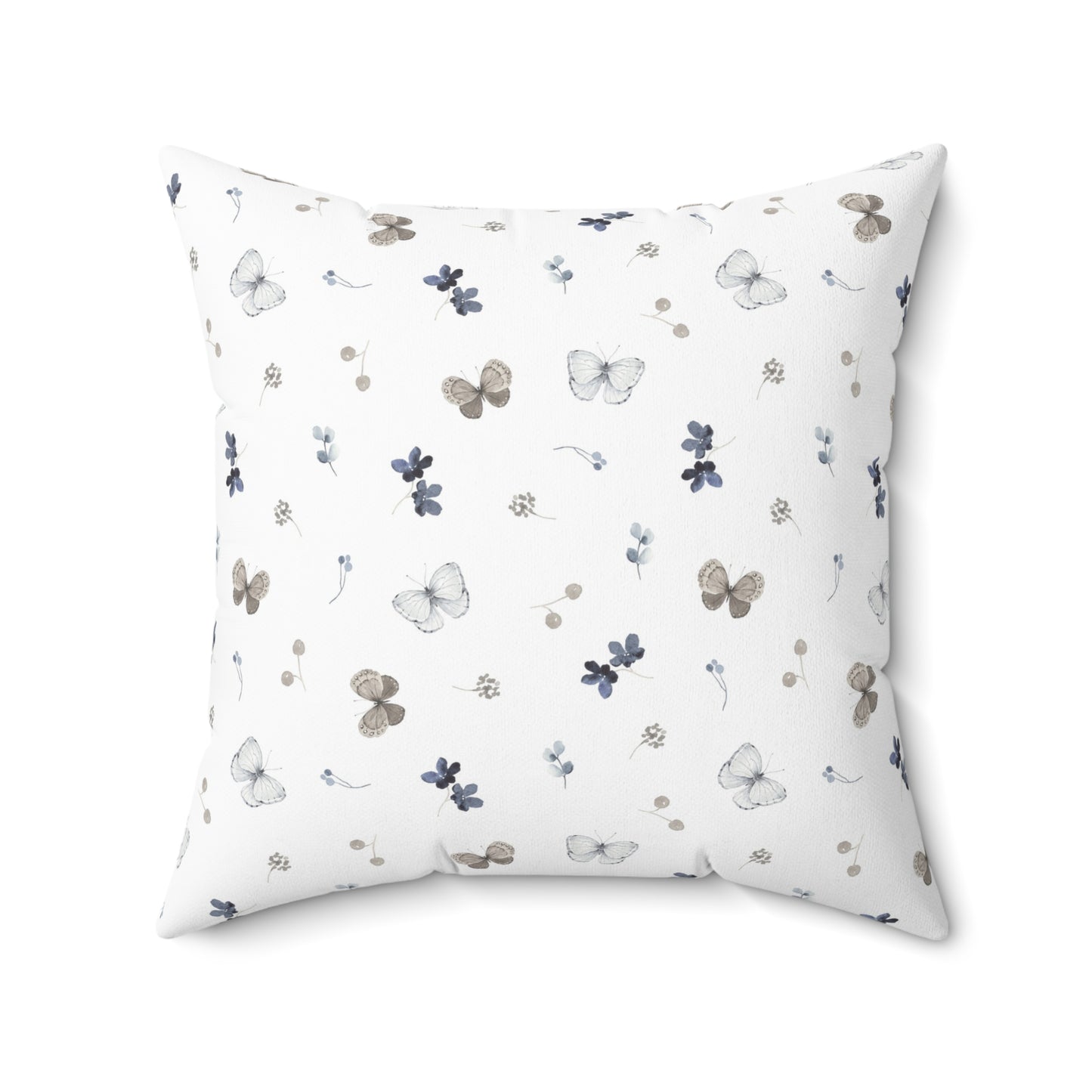 Butterfly Garden Pillow - Elegant Nature Decor