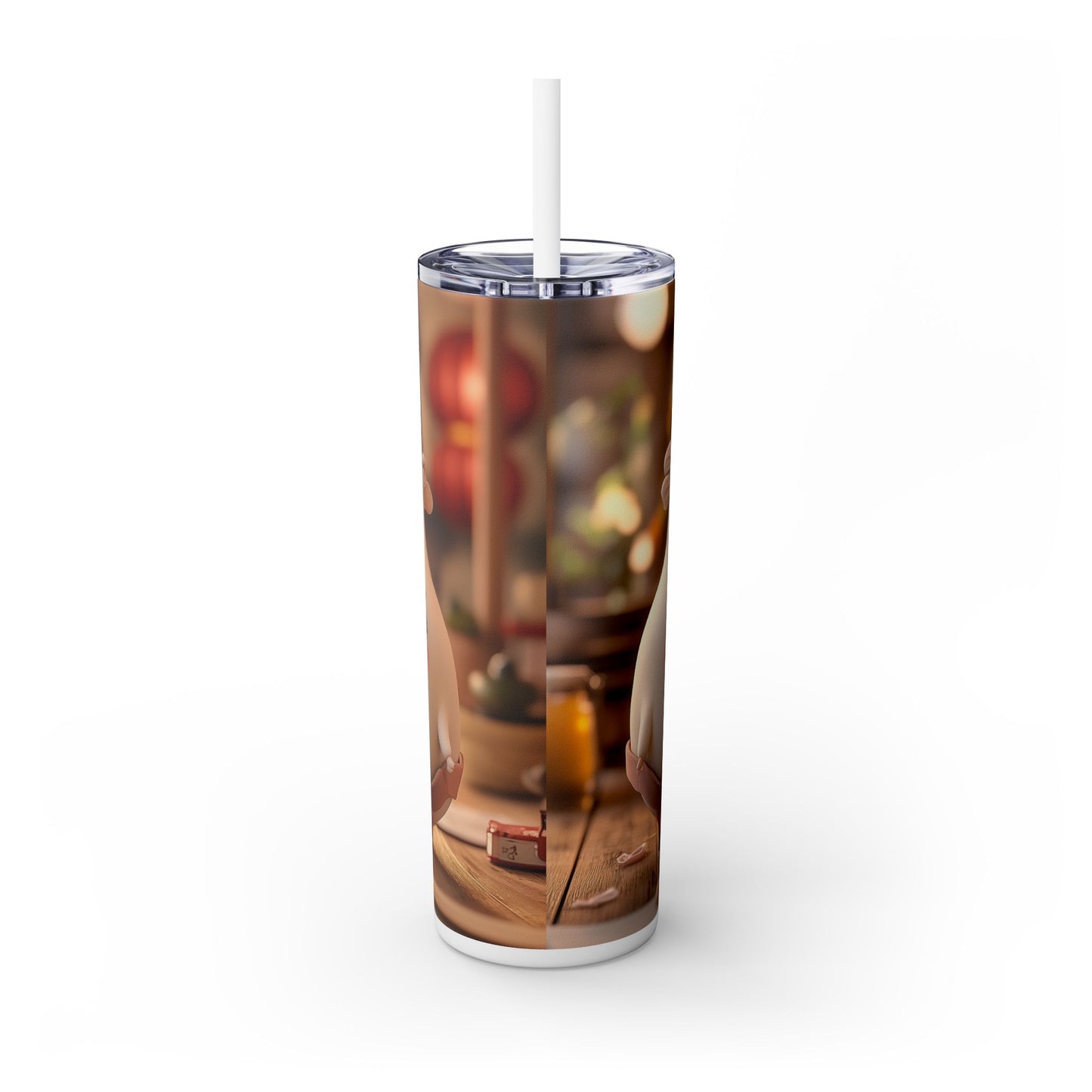 Skinny Tumbler with Straw, 20oz