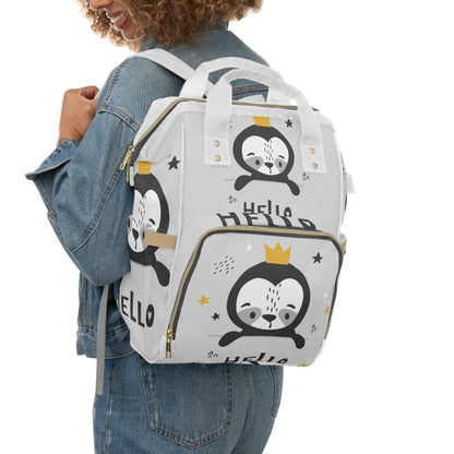 Hello Penguin Multifunctional Diaper Backpack