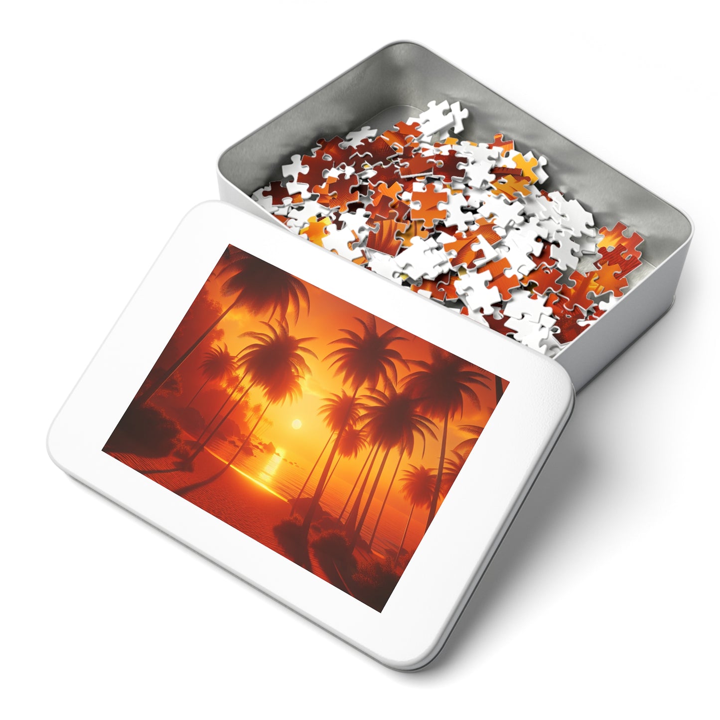 Jigsaw Puzzle with Tin