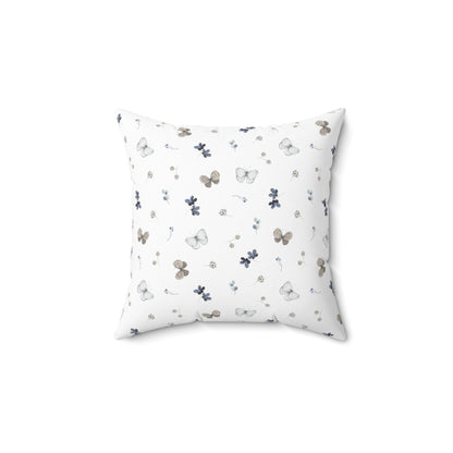 Butterfly Garden Pillow - Elegant Nature Decor