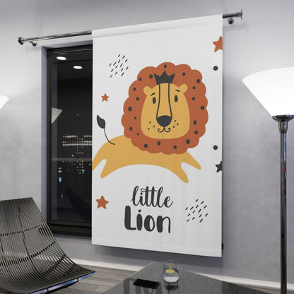 🦁 Little Lion Window Curtain 🌟✨