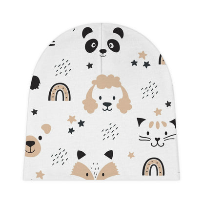 Panda Pals Baby Beanie – Soft & Playful Infant Hat 🐼🐶