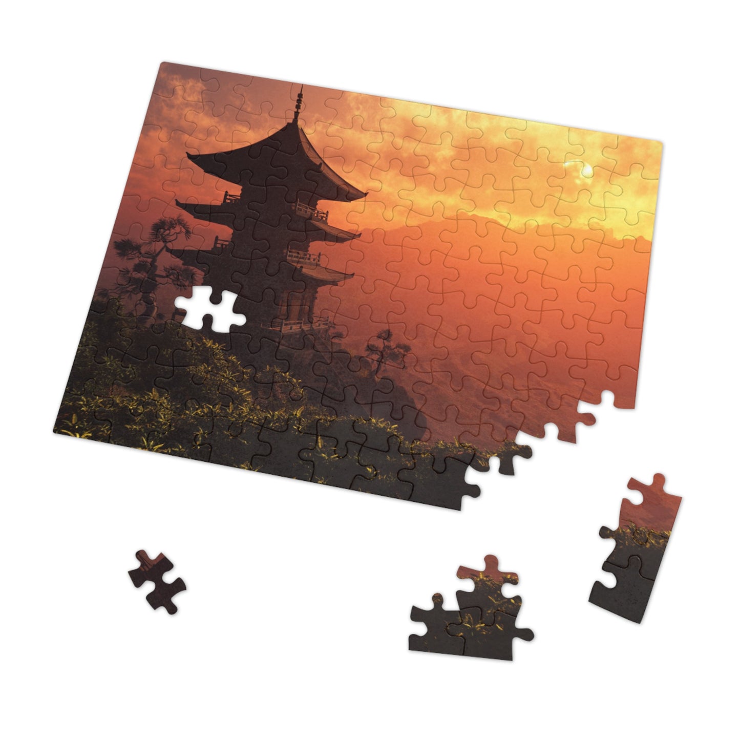 Jigsaw Puzzle with Tin