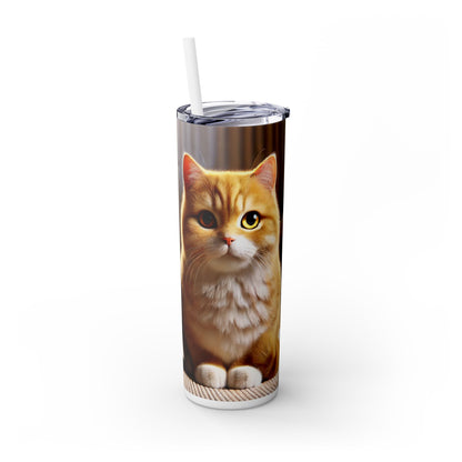 Skinny Tumbler with Straw, 20oz