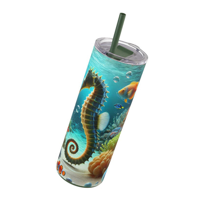 Ocean Grace Tumbler - 20oz Seahorse Serenity