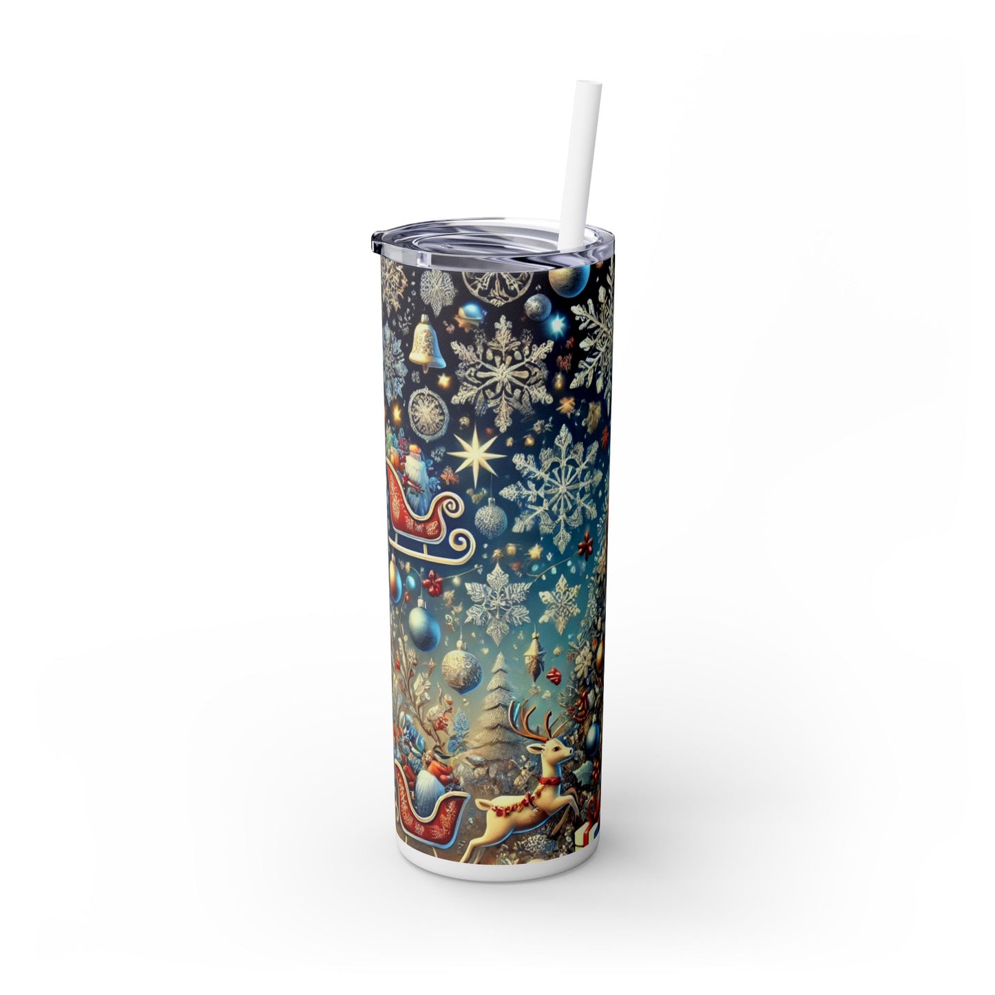 Christmas Tree Magic Tumbler - 20oz with Straw