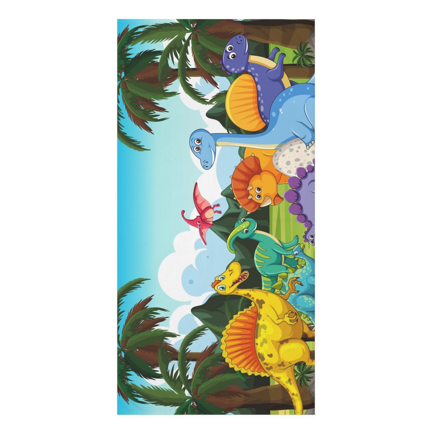 Dino Adventure Beach Towel