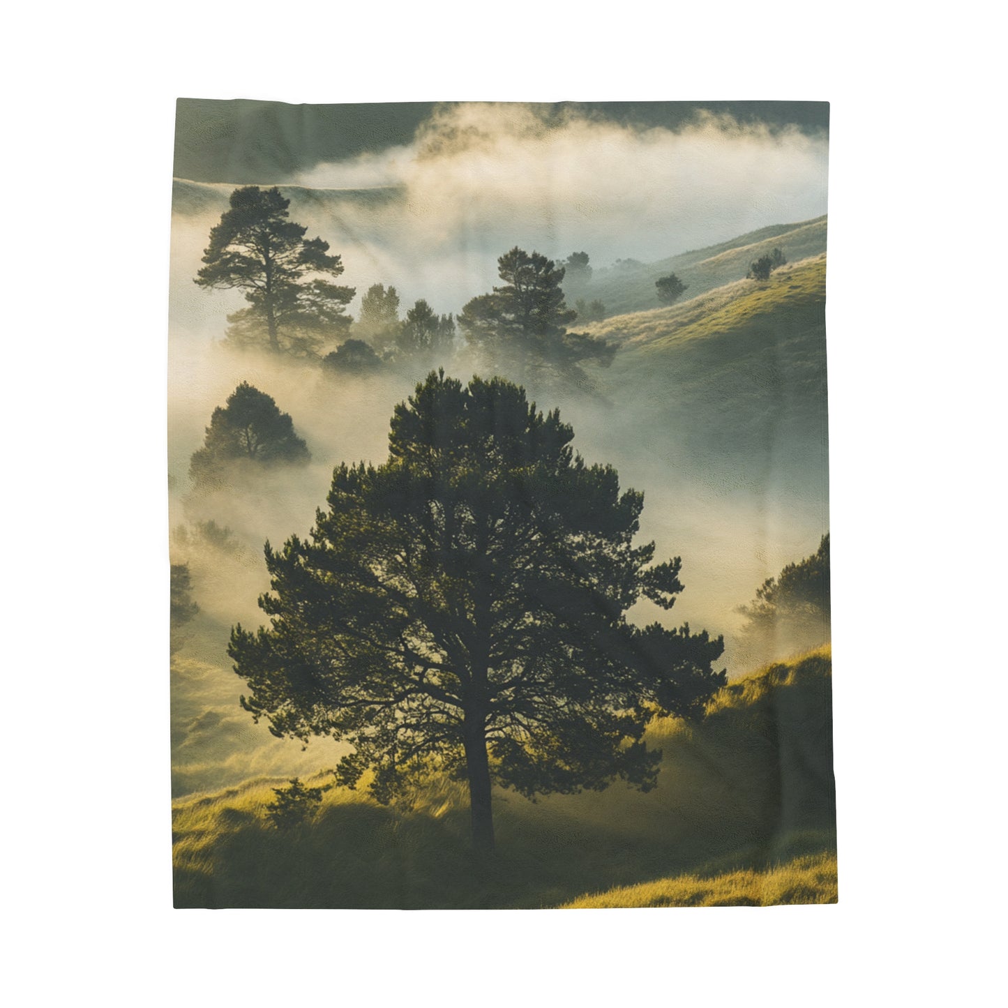 Enchanted Forest Blanket - Nature's Serenity Wrapped in Comfort