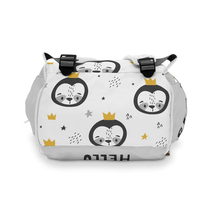 Hello Penguin Multifunctional Diaper Backpack