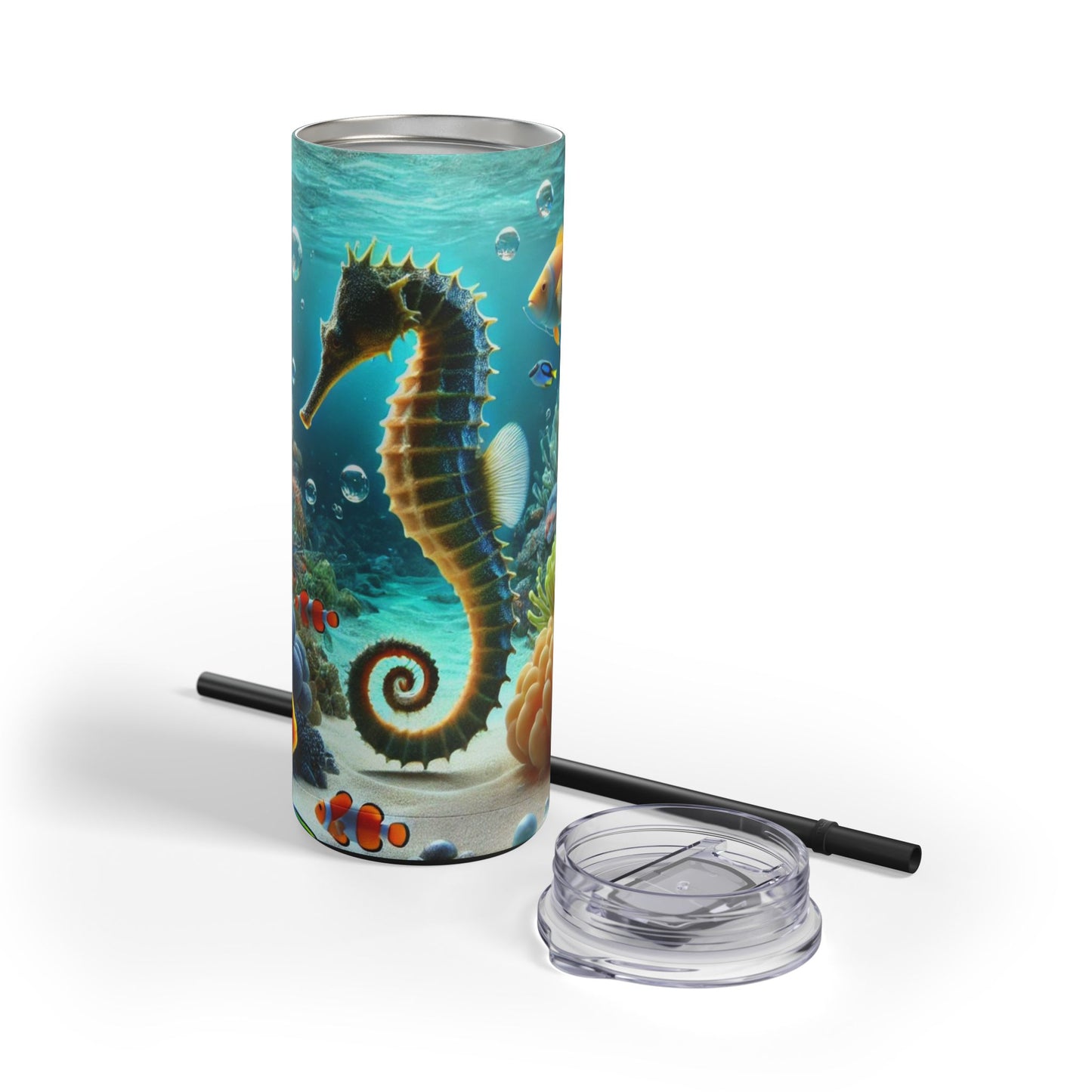 Ocean Grace Tumbler - 20oz Seahorse Serenity