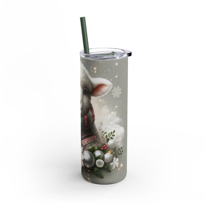 Cozy Winter Lamb Tumbler  Festive 20oz Magic