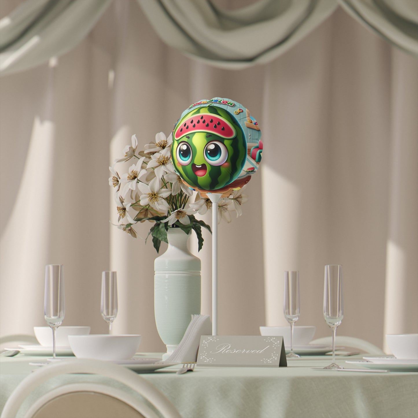 Smiling Watermelon Balloon – Sweet Party Fun