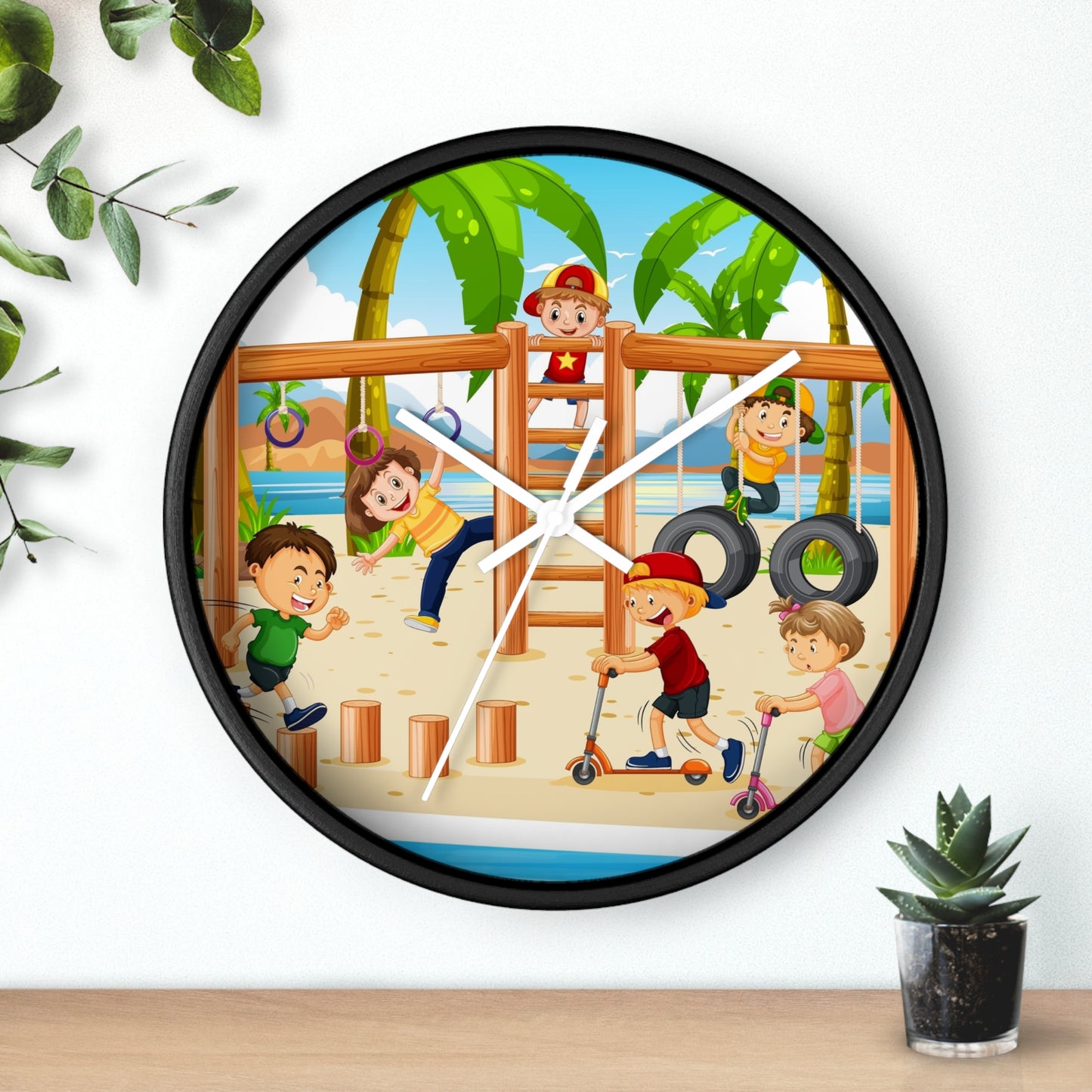 Playtime Paradise Wall Clock