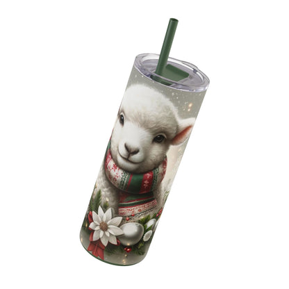 Cozy Winter Lamb Tumbler  Festive 20oz Magic