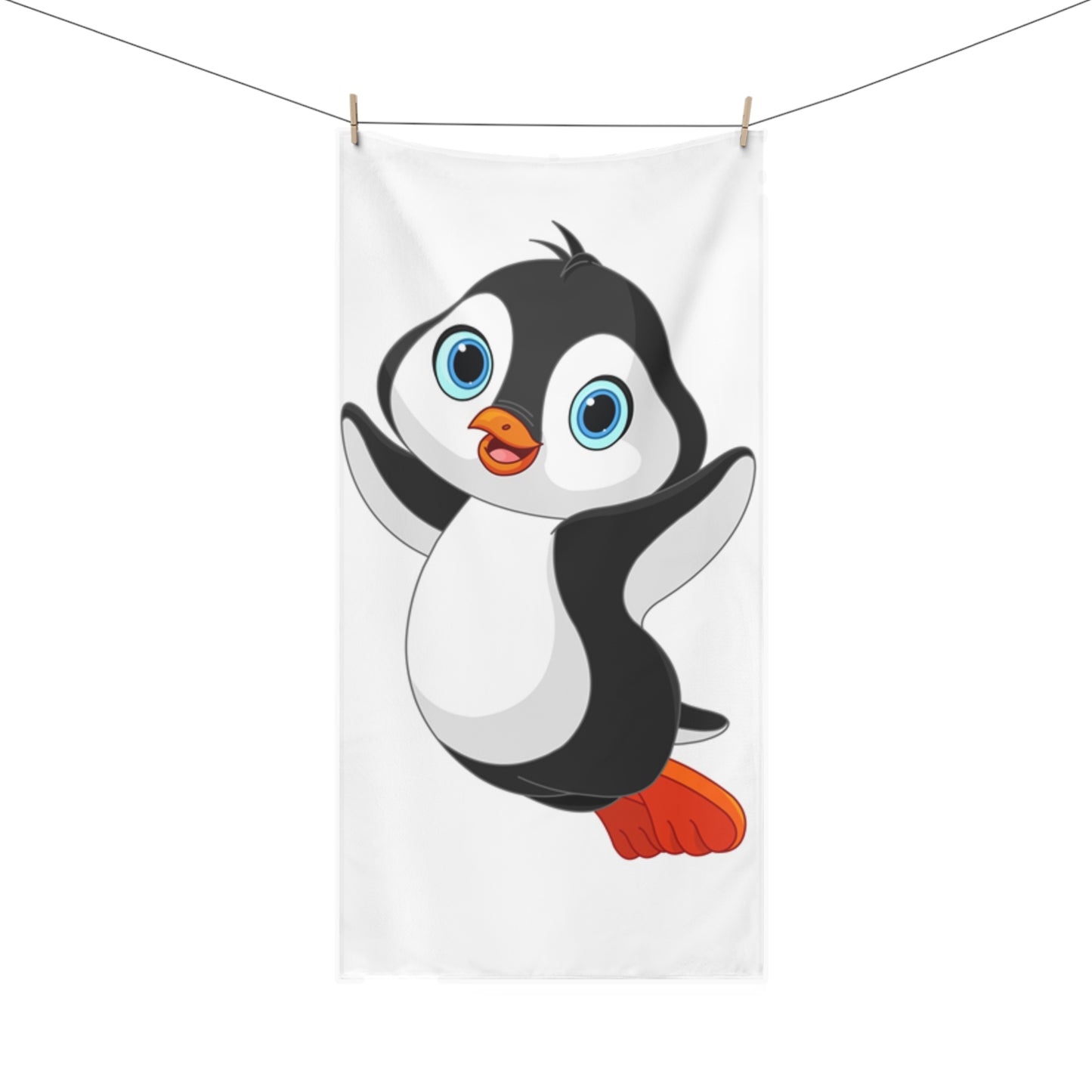 Happy Penguin Joy Towel