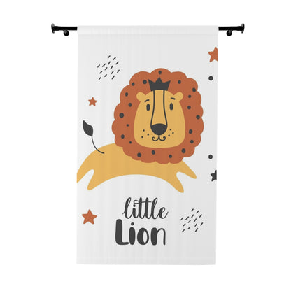 🦁 Little Lion Window Curtain 🌟✨