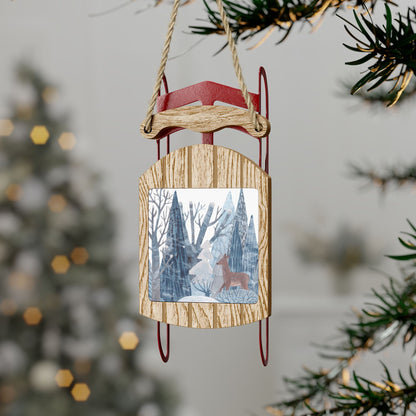 Winter Sled Ornaments