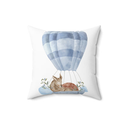 Dreamy Bear Balloon Pillow - Whimsical Nursery Decor