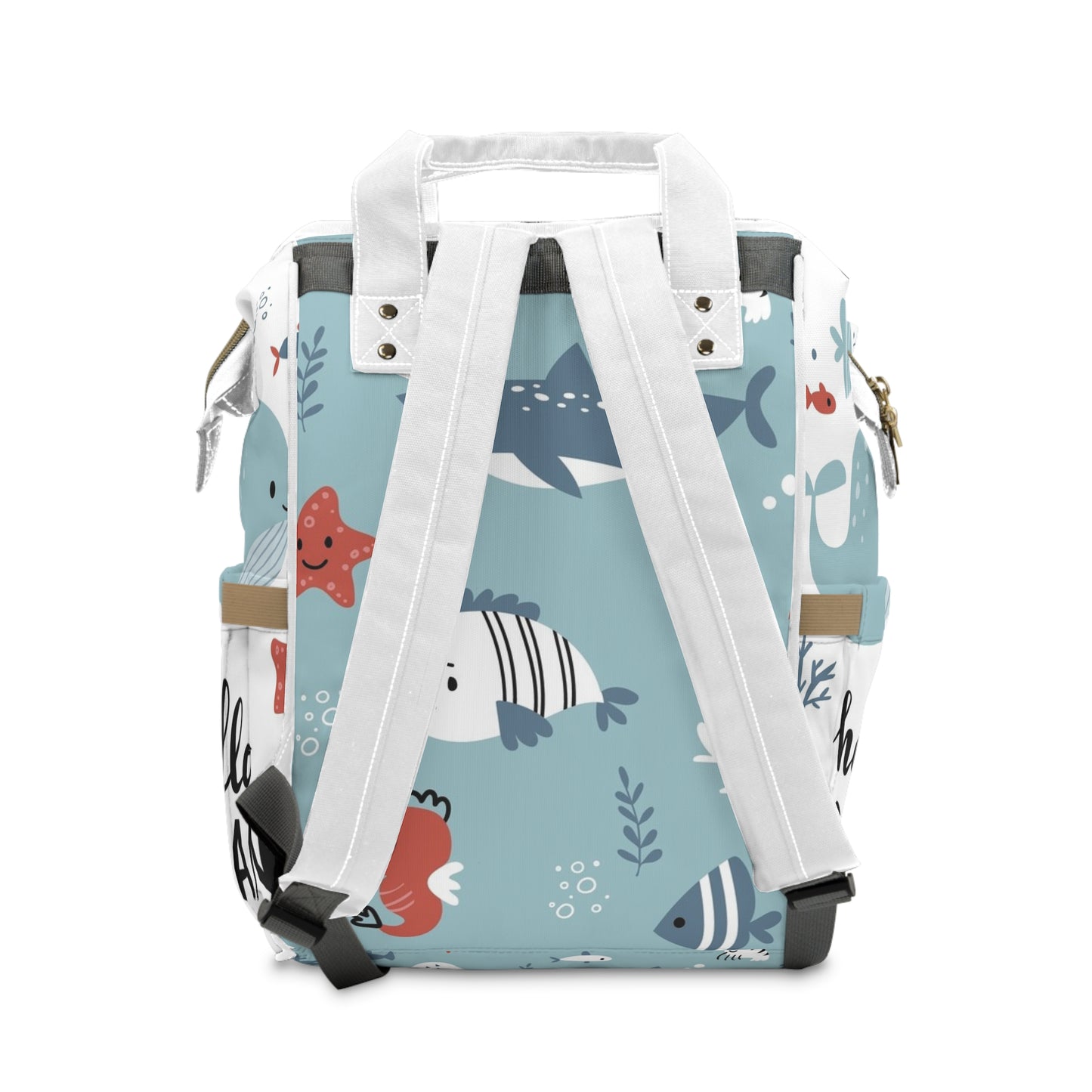 Ocean Friends Diaper Backpack - Baby Whale Adventure