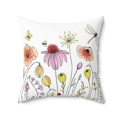 Spun Polyester Square Pillow