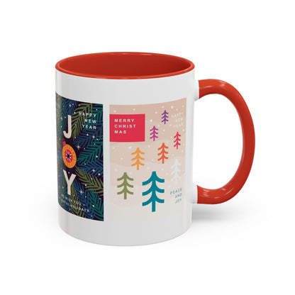 Christmas Accent Mug (11, 15oz)