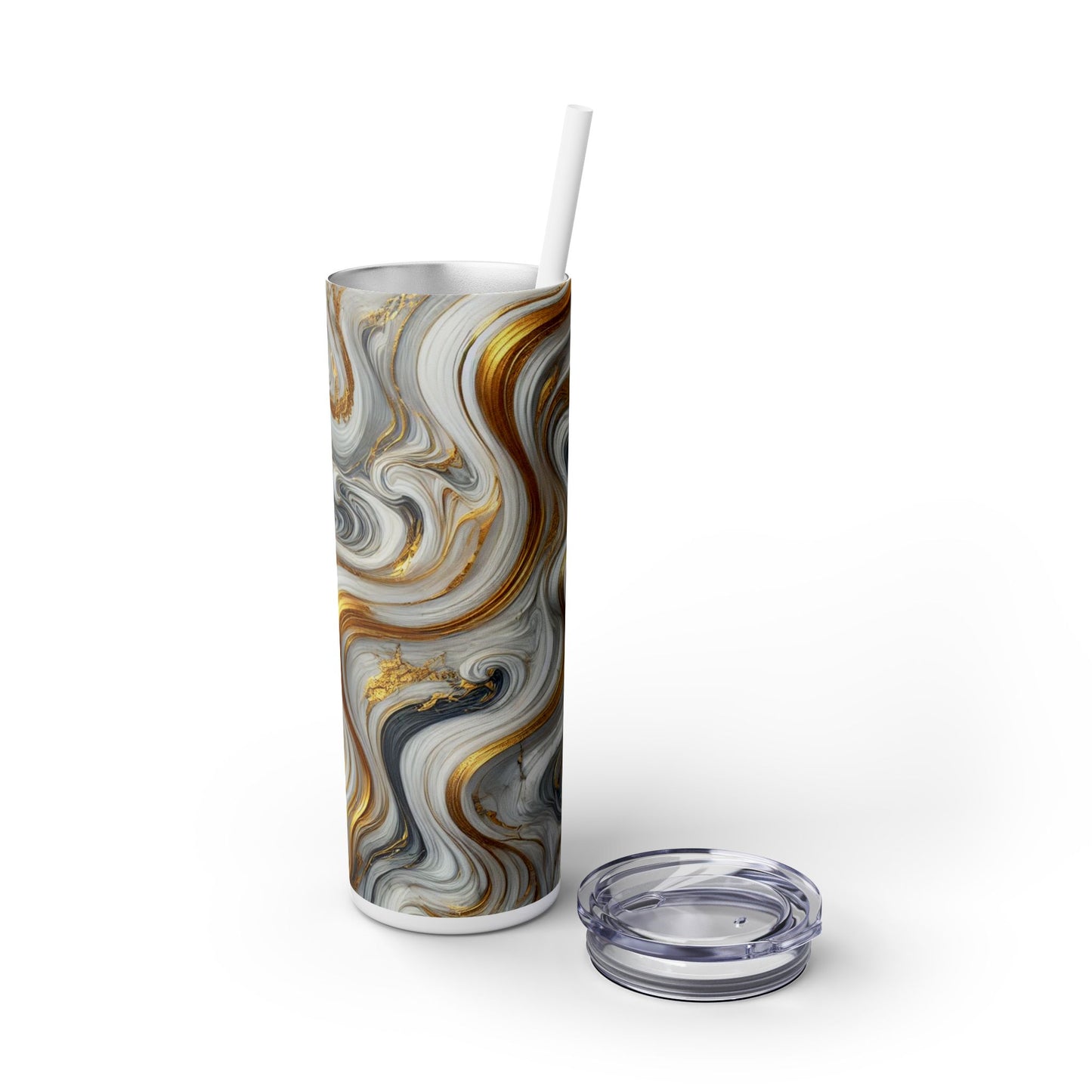 Skinny Tumbler with Straw, 20oz