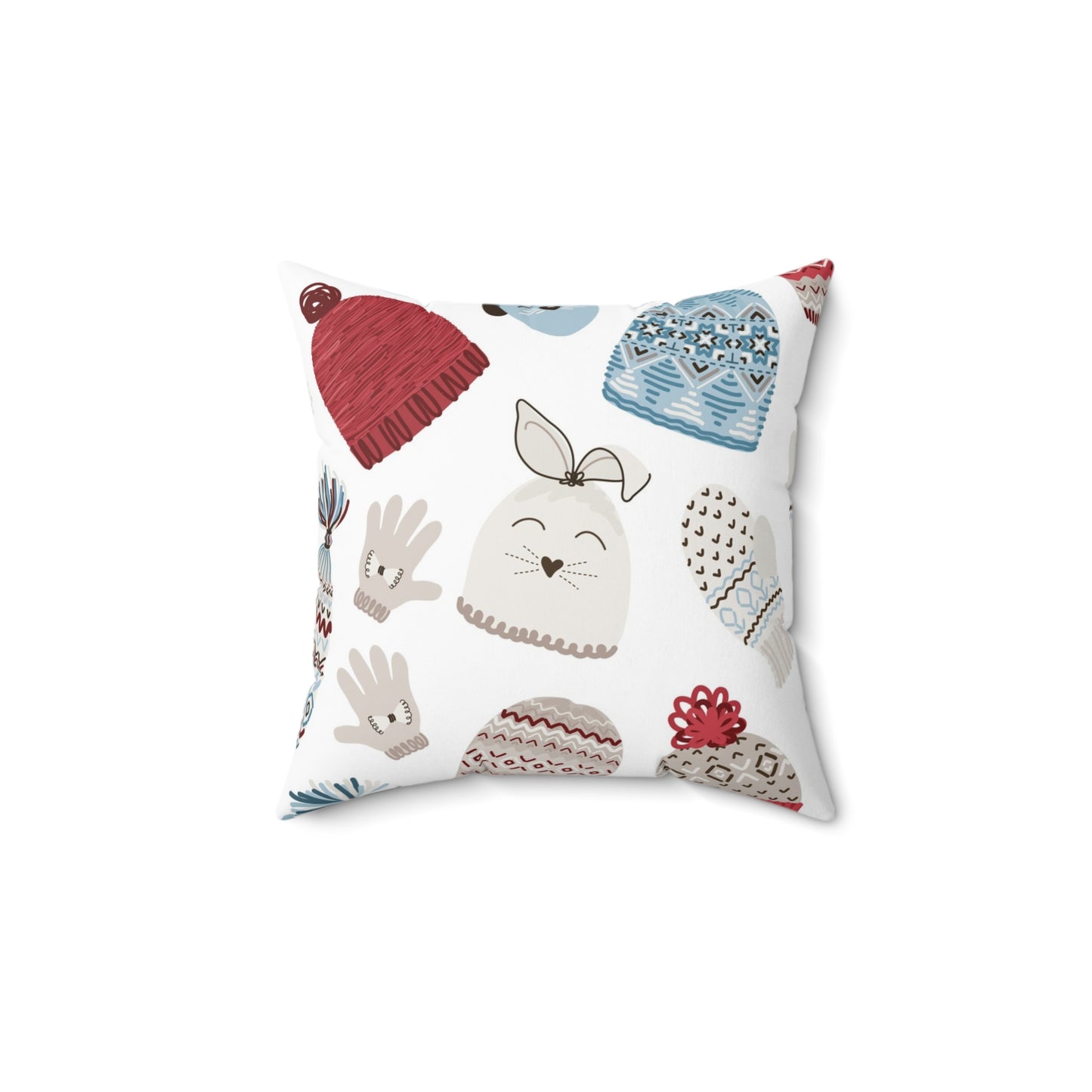 Winter Tale Decorative Spun Polyester Square Pillow