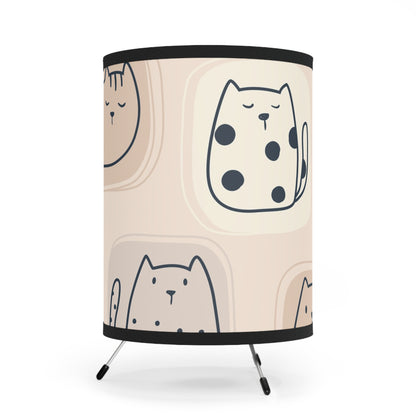 Purrfectly Cozy - Minimalist Cat Lampshade