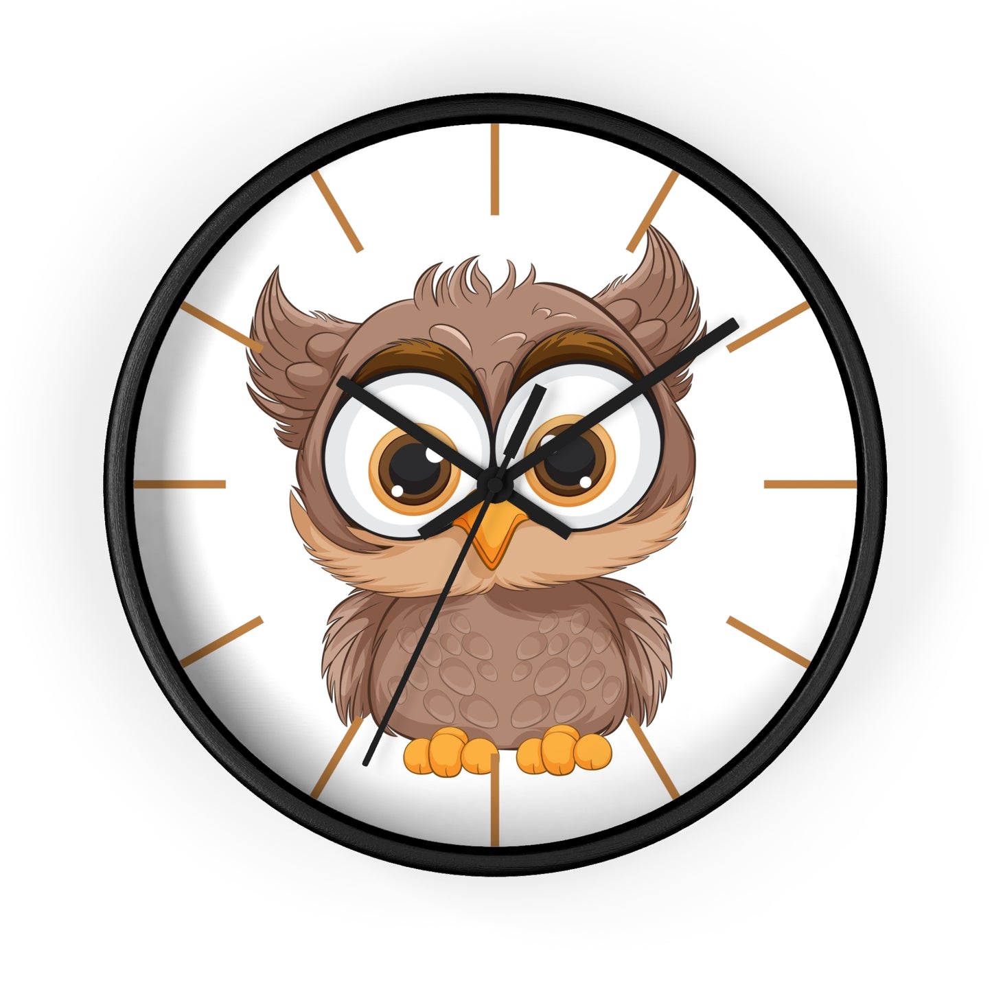 Wise Owl Wall Clock - Time for Thoughtful Charm