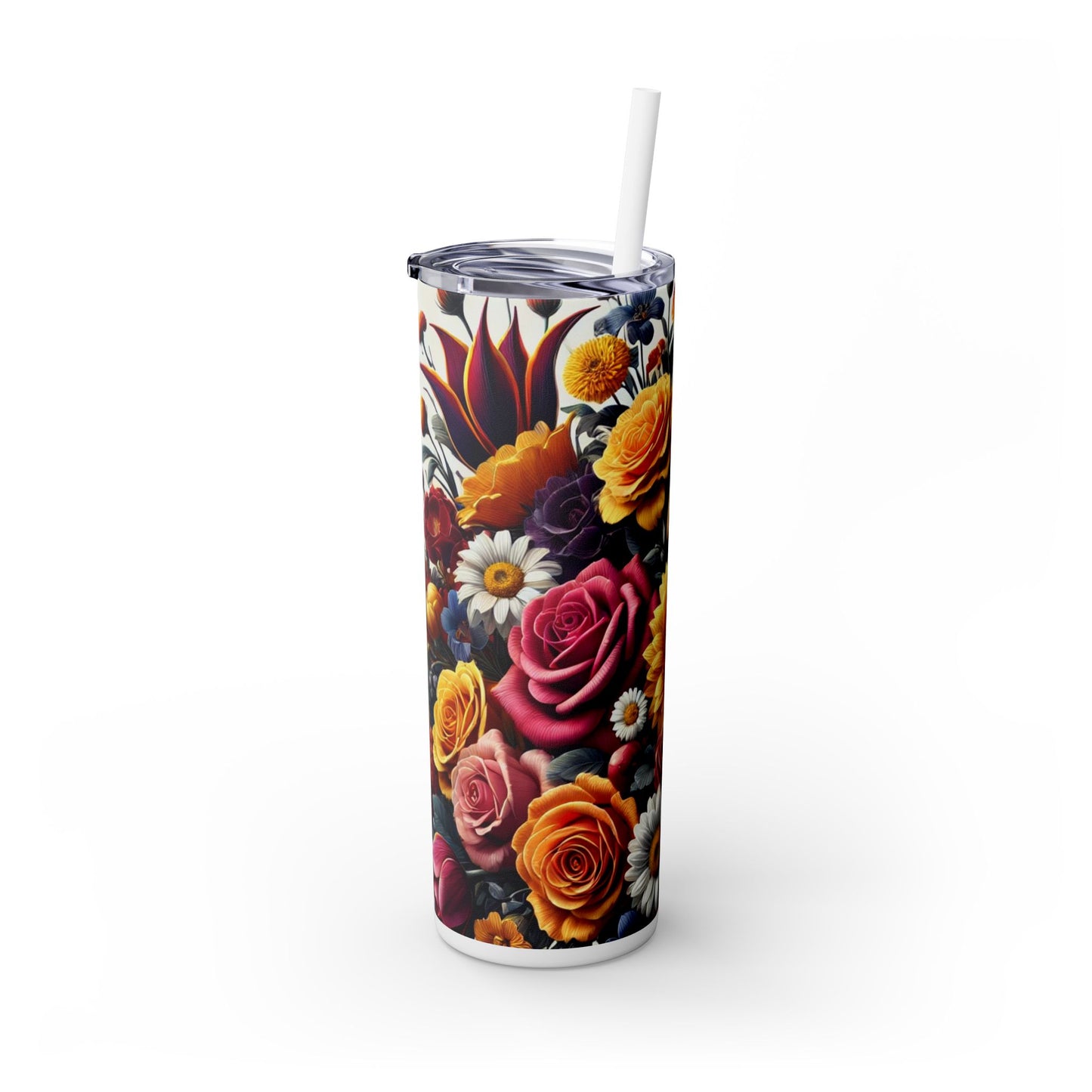 Skinny Tumbler with Straw, 20oz